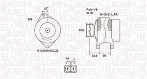 Generator, HYUNDAI,KIA, 373002B101, 373002B200