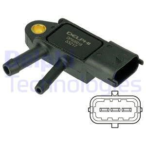 Sensor, avgastryck, SAAB 9-3, 9-3 Cabriolet, 9-3 Kombi, 9-5, 9-5 Kombi, VAUXHALL ASTRA Mk V, ZAFIRA Mk II, 18590-79J80, 55200301, 931855
