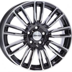 Monaco MC4 Gloss Black Polished 8.5x19 5/112 ET45 B57.1